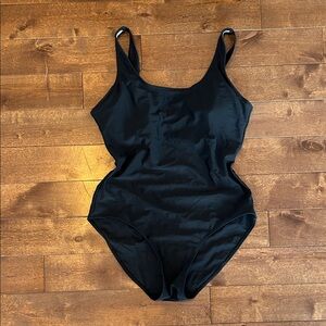 Black One-Piece Swimsuit
